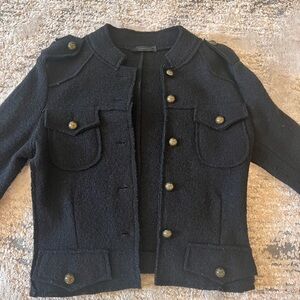 Women's Black Military Style Jacket